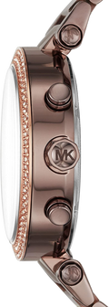  Shop Authentic Michael Kors Parker Analog Quartz Brown Dial Brown Steel Strap Watch For Women - MK6378 - Luxxuri