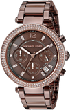  Shop Authentic Michael Kors Parker Analog Quartz Brown Dial Brown Steel Strap Watch For Women - MK6378 - Luxxuri