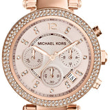  Shop Authentic Michael Kors Parker Pink Dial Two Tone Steel Strap Watch for Women - MK6110 - Luxxuri