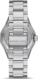  Shop Authentic Michael Kors Raquel Three-Hand Crystals Silver Dial Silver Steel Strap Watch For Women - MK7365LE - Luxxuri