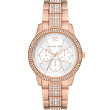  Shop Authentic Michael Kors Tibby Chronograph White Dial Rose Gold Steel Strap Watch For Men - MK7293 - Luxxuri
