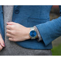  Shop Authentic Calvin Klein Minimal Blue Dial Silver Mesh Bracelet Watch for Women - K3M2212N - Luxxuri