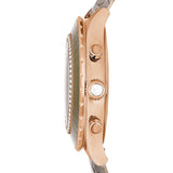  Shop Authentic Swarovski Octea Chrono Grey Dial Grey Leather Strap Watch for Women - 5671153 - Luxxuri