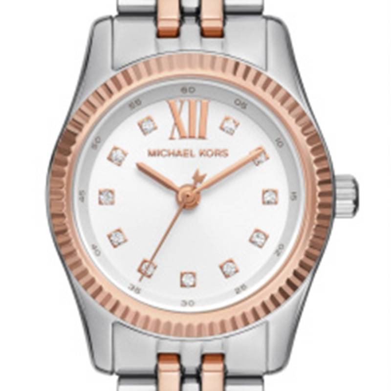  Shop Authentic Michael Kors Lexington Three-Hand White Dial Two Tone Steel Strap Watch for Women - MK4817 - Luxxuri