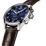 Shop Authentic Tissot Chrono XL Classic Blue Dial Brown Leather Strap Watch For Men - T116.617.16.047.00 - Luxxuri