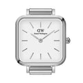  Shop Authentic Daniel Wellington Quadro Studio White Dial Silver Mesh Bracelet Watch For Women - DW00100521 - Luxxuri
