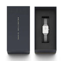  Shop Authentic Daniel Wellington Quadro Unitone Silver Dial Silver Mesh Strap Watch For Women - DW00100486 - Luxxuri