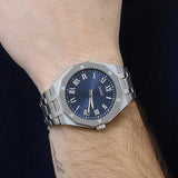  Shop Authentic Guess Asset Quartz Blue Dial Silver Steel Strap Watch For Men - GW0575G4 - Luxxuri