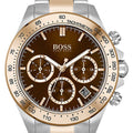 Hugo Boss Novia Brown Dial Two Tone Steel Strap Watch for Women - 1502617