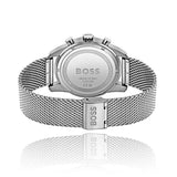  Shop Authentic Hugo Boss Skymaster Green Dial Silver Mesh Bracelet Watch for Men - 1513938 - Luxxuri
