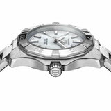  Shop Authentic Tag Heuer Aquaracer Mother of Pearl Dial Silver Steel Strap Watch for Women - WBD131A.BA0748 - Luxxuri