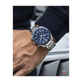  Shop Authentic Tag Heuer Carrera Chronograph Blue Dial Silver Steel Strap Watch for Men - CBN2A1A.BA0643 - Luxxuri