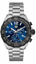  Shop Authentic Tag Heuer Formula 1 Chronograph Blue Dial Silver Steel Strap Watch for Men - CAZ101AV.BA0842 - Luxxuri