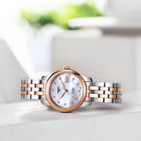  Shop Authentic Tissot Le Locle Automatic Lady Mother of Pearl Dial Two Tone Steel Strap Watch For Women - T006.207.22.116.00 - Luxxuri