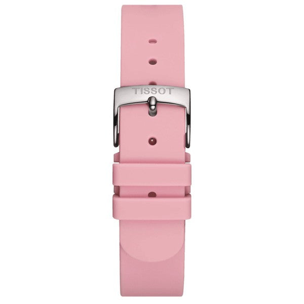  Shop Authentic Tissot Heritage Memphis Lady White Dial Black Rubber Strap Watch For Women - T120.210.17.011.00 - Luxxuri