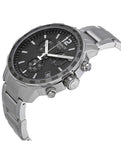  Shop Authentic Tissot Quickster Chronograph Black Dial Silver Steel Strap Watch For Men - T095.417.11.067.00 - Luxxuri