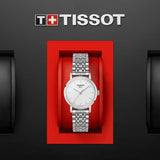  Shop Authentic Tissot Everytime Small White Dial Silver Mesh Bracelet Watch For Women - T109.210.11.031.00 - Luxxuri