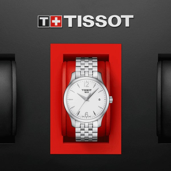  Shop Authentic Tissot T Classic Tradition Lady Watch For Women - T063.210.11.037.00 - Luxxuri