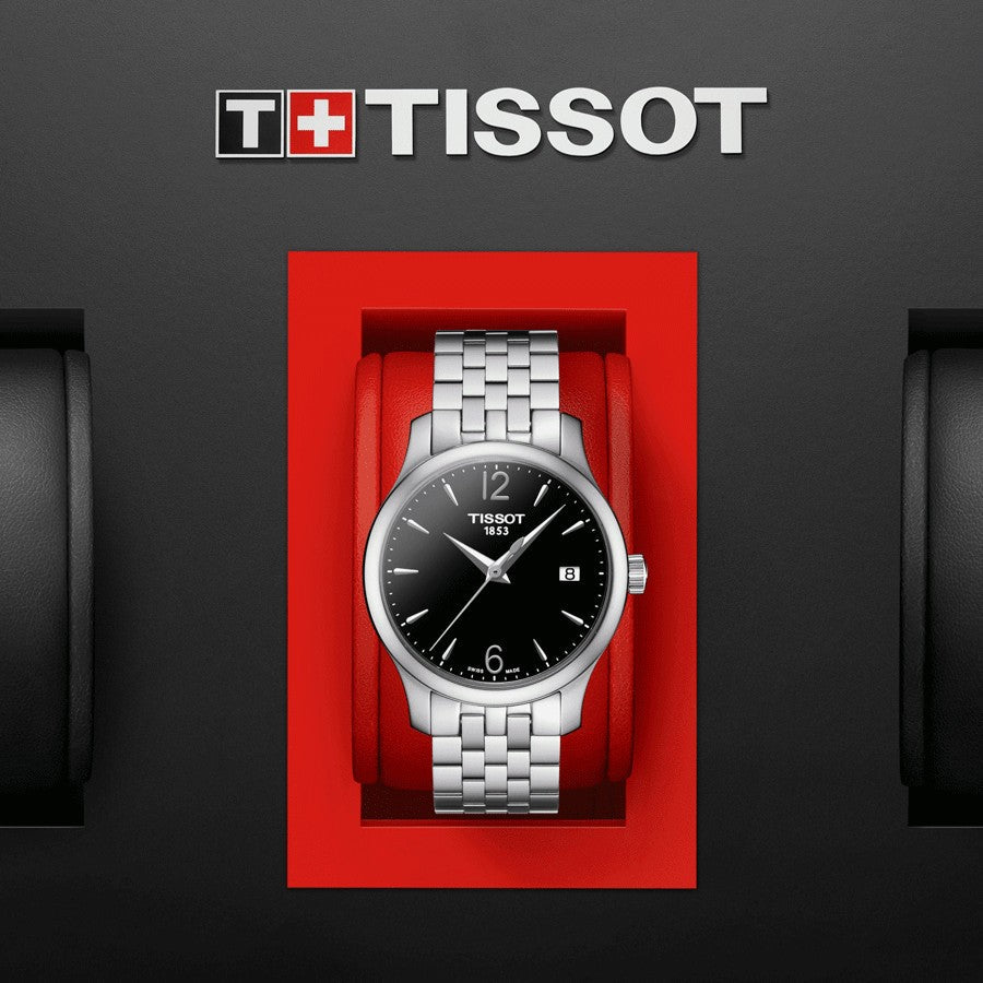  Shop Authentic Tissot T Classic Tradition Quartz Watch For Women - T063.210.11.057.00 - Luxxuri