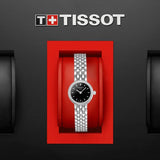  Shop Authentic Tissot T Lady Lovely Black Dial Silver Steel Strap Watch For Women - T058.009.11.051.00 - Luxxuri
