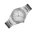  Shop Authentic Guess Luna Diamonds Silver Dial Silver Steel Strap Watch for Women - W0729L1 - Luxxuri