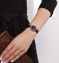  Shop Authentic Tissot T Lady Flamingo Black Dial Black Leather Strap Watch For Women - T094.210.16.051.00 - Luxxuri