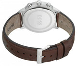  Shop Authentic Hugo Boss Attitude White Dial Brown Leather Strap Watch for Men - 1513609 - Luxxuri