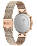  Shop Authentic Hugo Boss Flawless White Dial Gold Mesh Bracelet Watch for Women - 1502553 - Luxxuri