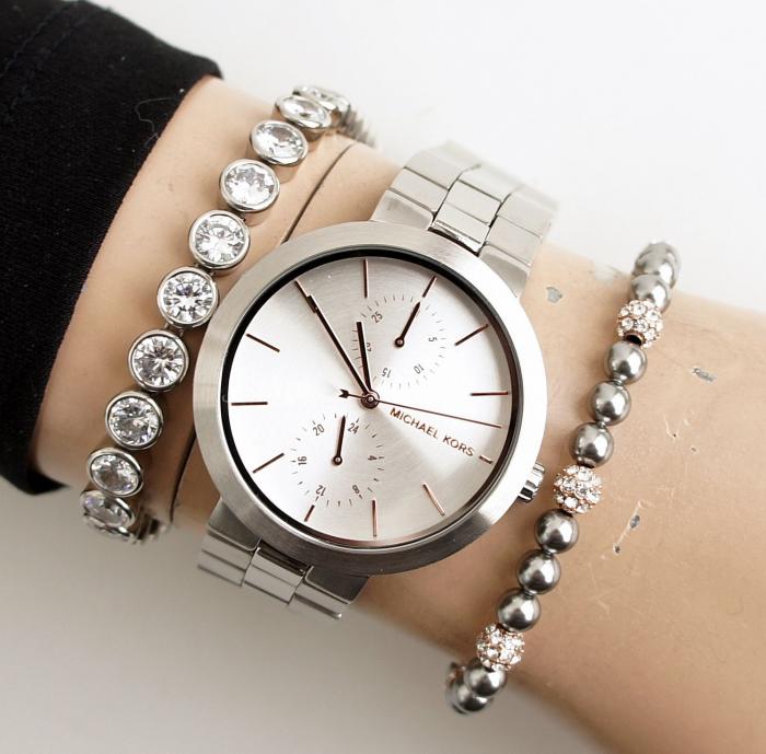  Shop Authentic Michael Kors Garner Analog Silver Dial Silver Steel Strap Watch For Women - MK6407 - Luxxuri