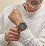  Shop Authentic Fossil Bronson Chronograph Grey Dial Brown Leather Strap Watch for Men - FS5855 - Luxxuri