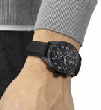  Shop Authentic Tissot Chrono XL Vintage Black Dial Black Leather Strap Watch For Men - T116.617.36.052.00 - Luxxuri
