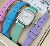  Shop Authentic Tissot T Lady Lovely Square Silver Dial Light Green Leather Strap Watch for Women - T058.109.16.031.01 - Luxxuri