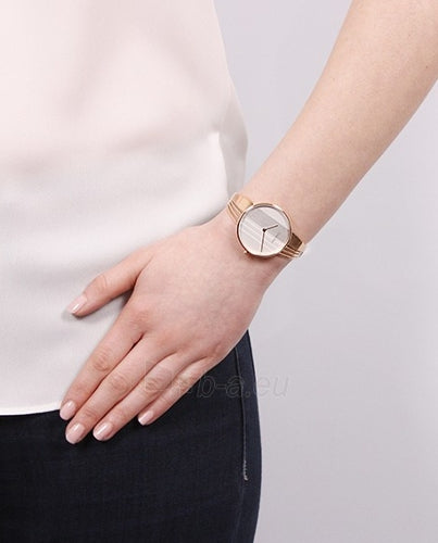 Shop Authentic Calvin Klein Drift White Dial Rose Gold Steel Strap Watch for Women - K6S2N616 - Luxxuri