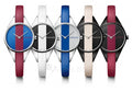  Shop Authentic Calvin Klein Rebel White Black Dial White Leather Strap Watch for Women - K8P231L1 - Luxxuri