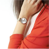  Shop Authentic Emporio Armani Gianni T Bar Silver Dial Rose Gold Mesh Bracelet Watch For Women - AR1956 - Luxxuri