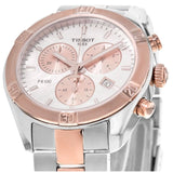  Shop Authentic Tissot PR 100 Sport Chic Chronograph Mother of Pearl Dial Two Tone Steel Strap Watch for Women - T101.917.22.151.00 - Luxxuri