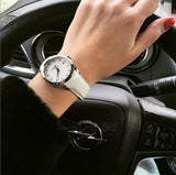  Shop Authentic Tissot Couturier Lady Silver Dial White Leather Strap Watch For Women - T035.210.16.011.00 - Luxxuri