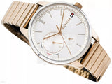  Shop Authentic Tommy Hilfiger Brooke Silver Dial Rose Gold Steel Strap Watch for Women - 1782021 - Luxxuri