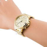  Shop Authentic Tommy Hilfiger Claudia Gold Dial Gold Steel Strap Watch for Women - 1781821 - Luxxuri