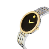  Shop Authentic Movado Museum Esperanza Black Dial Two Tone Steel Strap Watch For Men - 0607058 - Luxxuri
