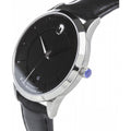  Shop Authentic Movado 1881 Automatic Black Dial Black Leather Strap Watch for Men - 606873 - Luxxuri
