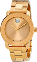 Movado Bold Rose Gold Dial Rose Gold Steel Strap Watch for Women - 3600086