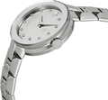 Movado Sapphire Diamonds Silver Dial Silver Steel Strap Watch For Women - 606814
