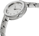  Shop Authentic Movado Sapphire Diamonds Silver Dial Silver Steel Strap Watch For Women - 606814 - Luxxuri
