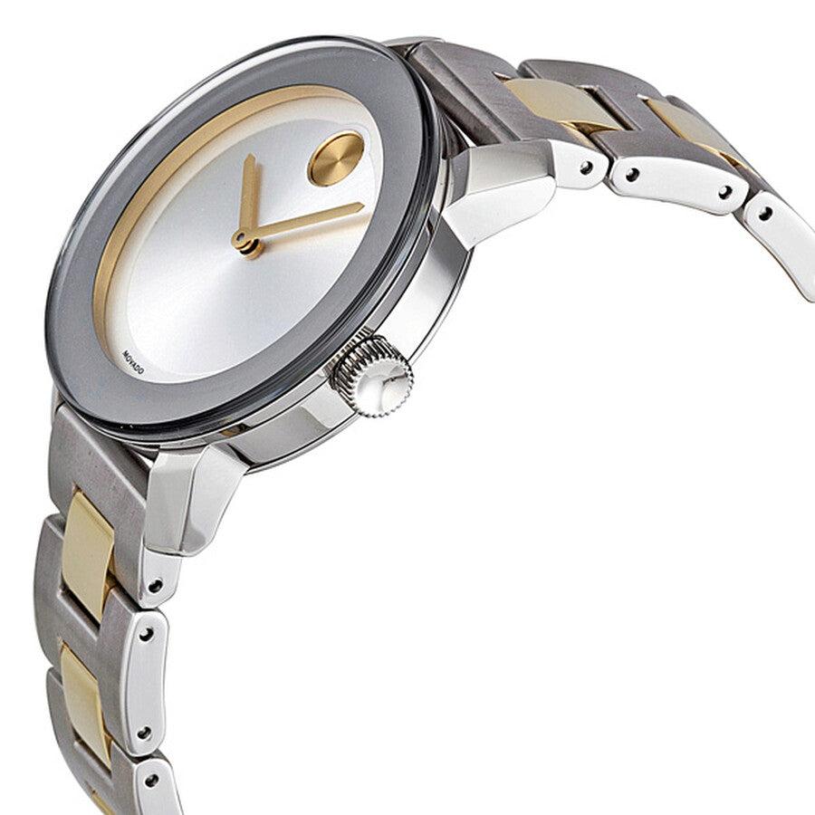  Shop Authentic Movado Bold Silver Dial Two Tone Steel Strap Watch for Men - 3600128 - Luxxuri