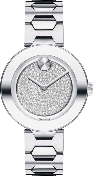  Shop Authentic Movado Bold Silver Dial Silver Steel Strap Watch For Women - 3600567 - Luxxuri
