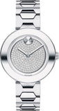  Shop Authentic Movado Bold Silver Dial Silver Steel Strap Watch For Women - 3600567 - Luxxuri
