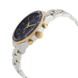  Shop Authentic Movado Heritage Calendoplan Chronograph Blue Dial Two Tone Steel Strap Watch For Men - 3650126 - Luxxuri
