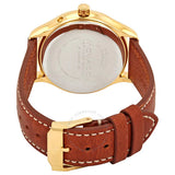  Shop Authentic Movado Heritage Celestograf Navy Blue Dial Brown Leather Strap Watch For Women - 3650010 - Luxxuri