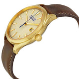  Shop Authentic Movado Heritage Calendoplan Beige Dial Brown Leather Strap Watch for Men - 3650003 - Luxxuri